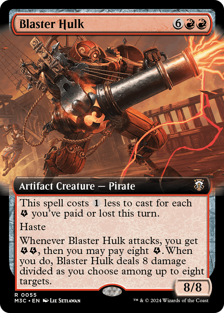 Blaster Hulk (Extended Art) [Modern Horizons 3 Commander] Foil