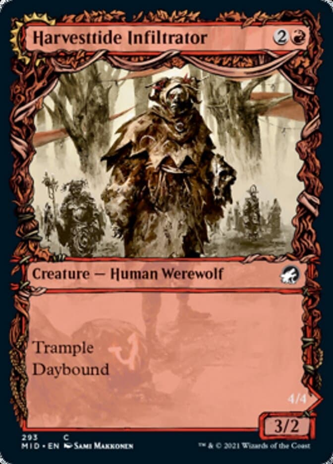 Harvesttide Infiltrator // Harvesttide Assailant (Showcase Equinox) [Innistrad: Midnight Hunt] Foil
