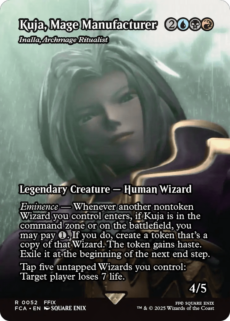 Inalla, Archmage Ritualist (052) [FINAL FANTASY: Through the Ages]  / Kuja, Mage Manufacturer (Borderless)