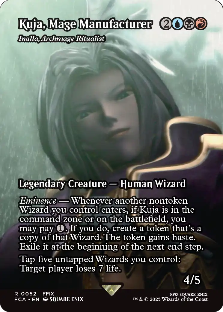 Inalla, Archmage Ritualist (052) [FINAL FANTASY: Through the Ages]  / Kuja, Mage Manufacturer (Borderless) Foil