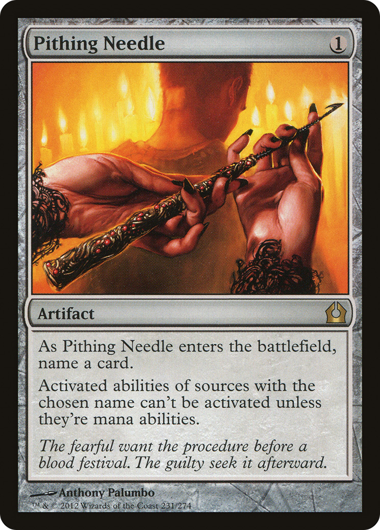 Pithing Needle [Return to Ravnica] Foil