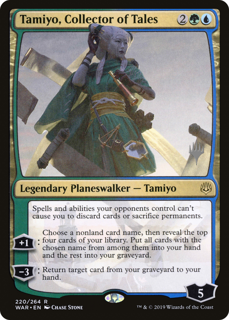 Tamiyo, Collector of Tales (Promo Pack) [War of the Spark Promos] Foil