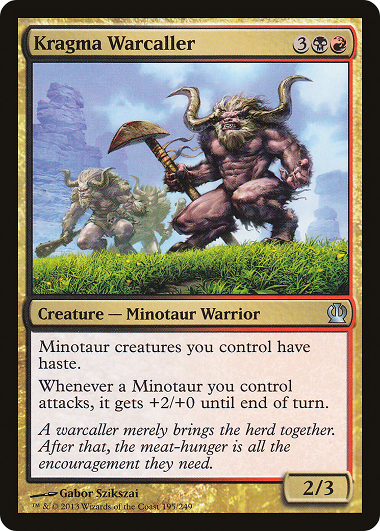 Kragma Warcaller [Theros] Foil