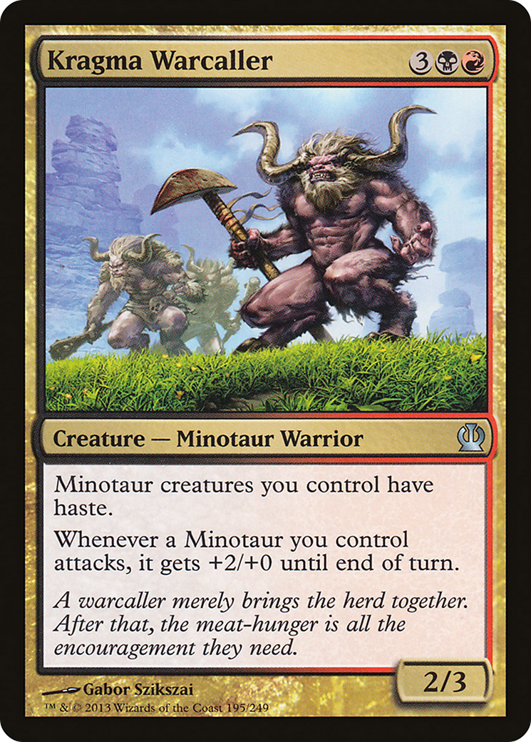 Kragma Warcaller [Theros] Foil