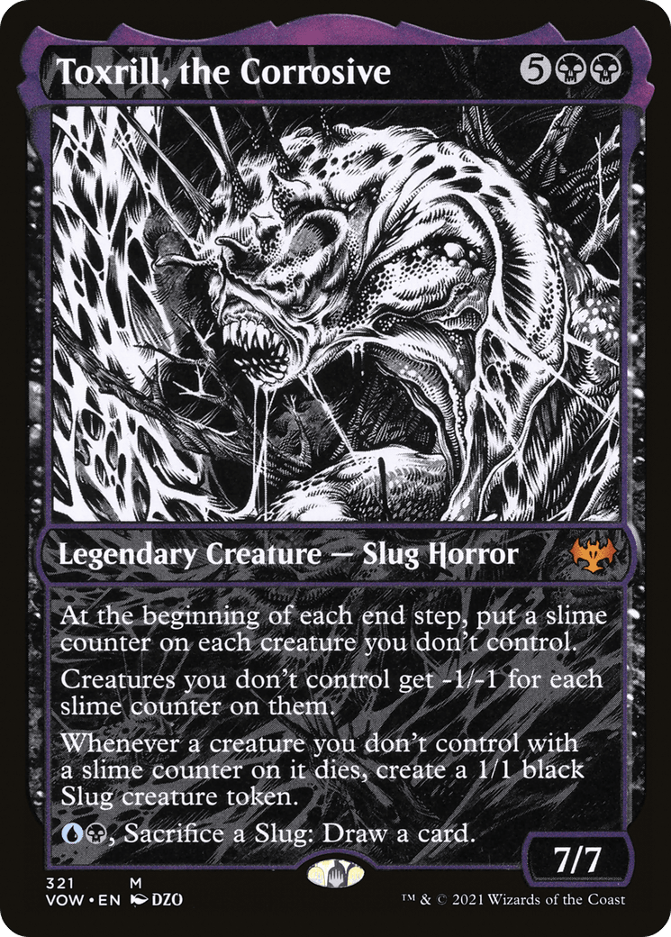 Toxrill, the Corrosive (Showcase Eternal Night) [Innistrad: Crimson Vow] Foil