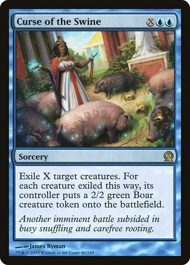 Curse of the Swine [Theros] Foil