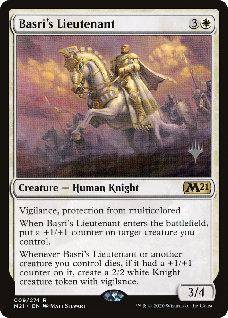 Basri's Lieutenant (Promo Pack) [Core Set 2021 Promos] Foil