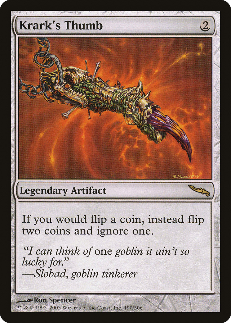 Krark's Thumb [Mirrodin] Foil
