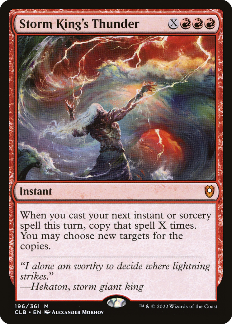 Storm King's Thunder [Commander Legends: Battle for Baldur's Gate] Foil