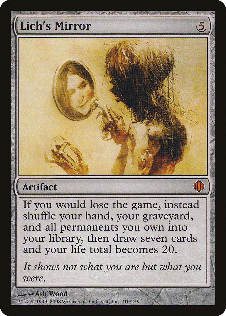 Lich's Mirror [Shards of Alara] Foil