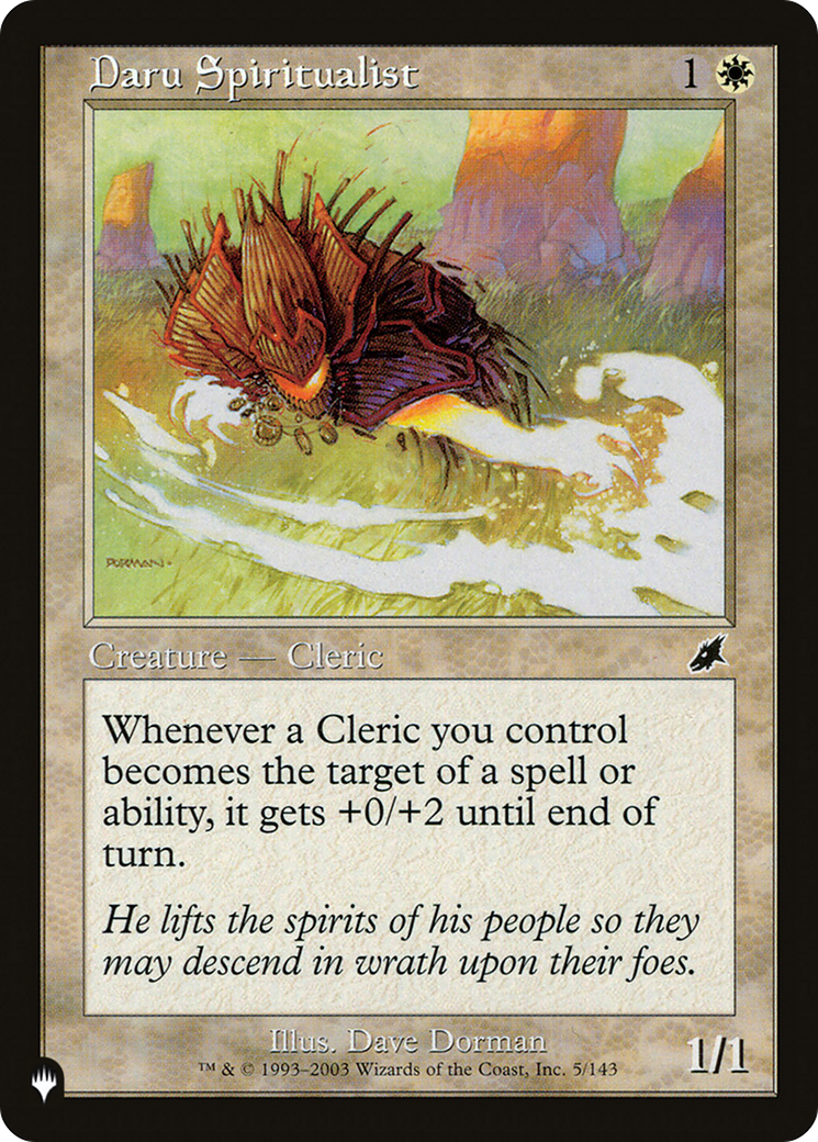 Daru Spiritualist |  (SCG-5) [The List]
