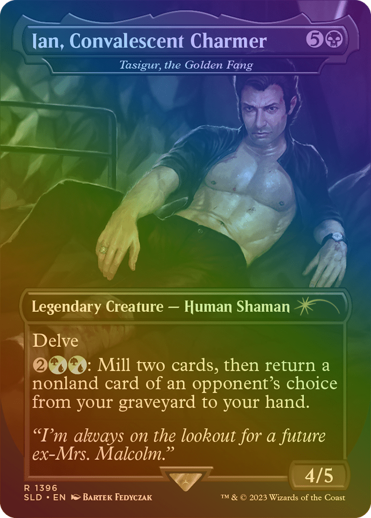 Ian, Convalescent Charmer - Tasigur, the Golden Fang (Rainbow Foil) [Secret Lair Drop Series]