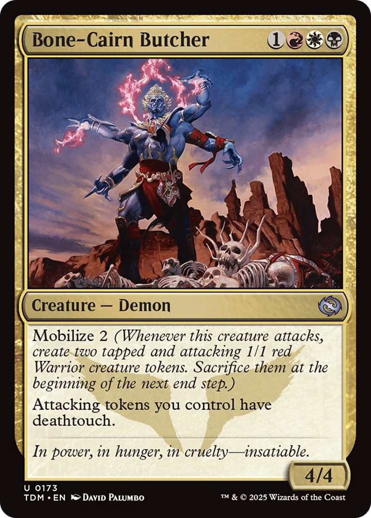 Bone-Cairn Butcher (173) [Tarkir: Dragonstorm]  Foil