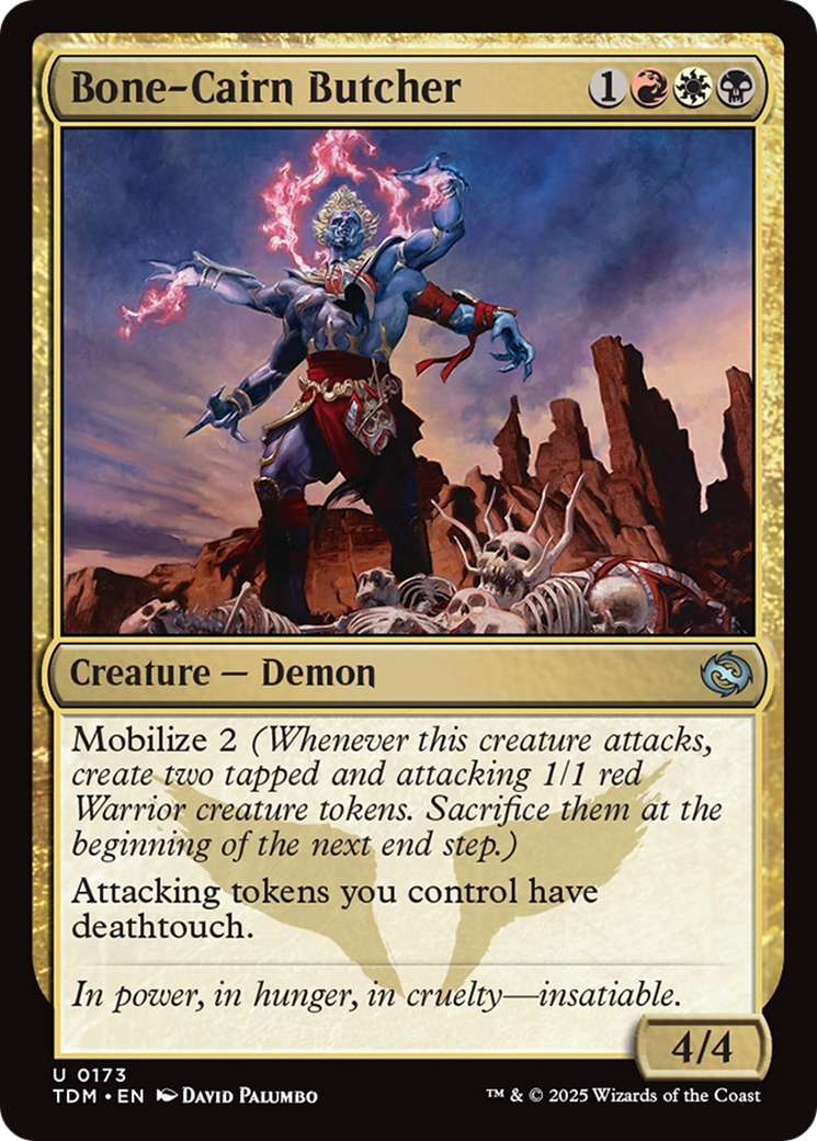 Bone-Cairn Butcher (173) [Tarkir: Dragonstorm]  Foil