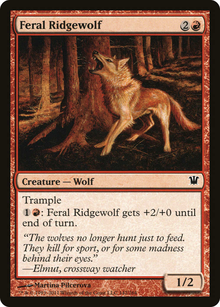 Feral Ridgewolf [Innistrad] Foil