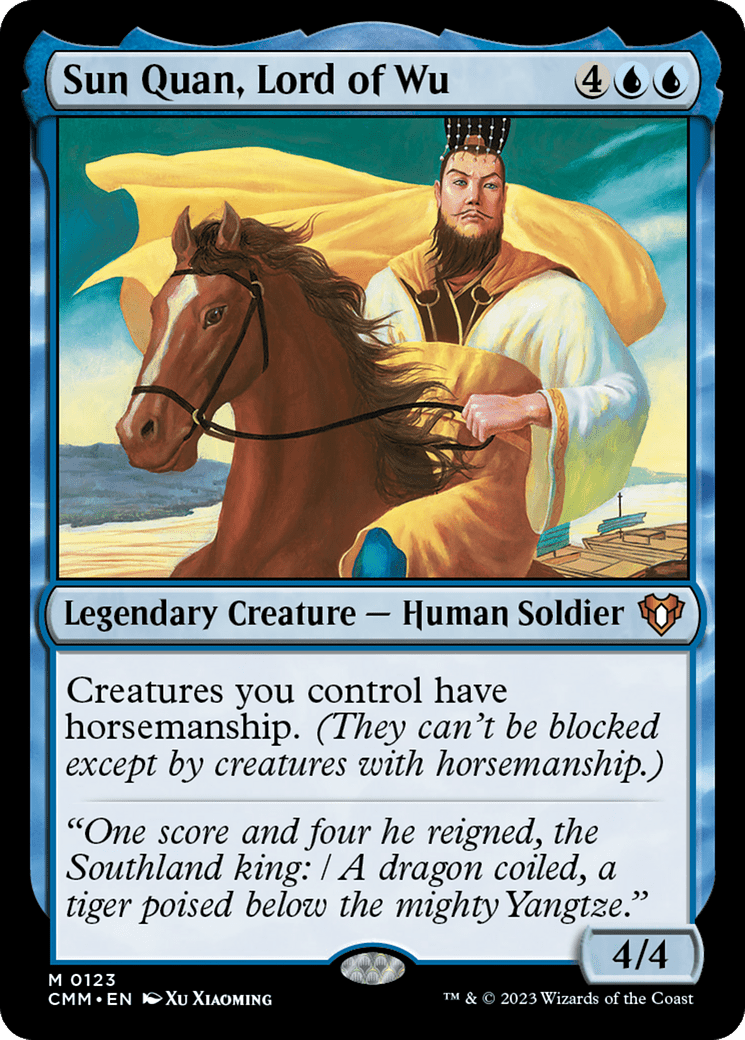 Sun Quan, Lord of Wu [Commander Masters] Foil