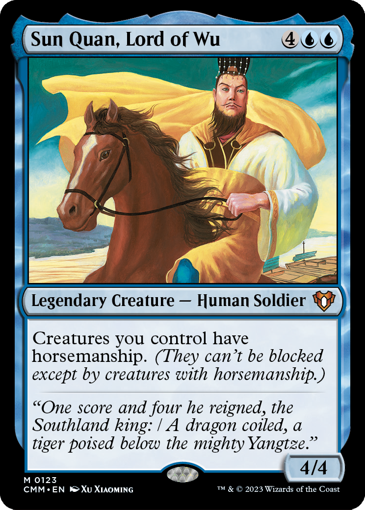 Sun Quan, Lord of Wu [Commander Masters] Foil