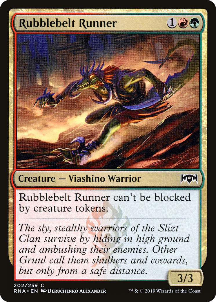 Rubblebelt Runner [Ravnica Allegiance] Foil