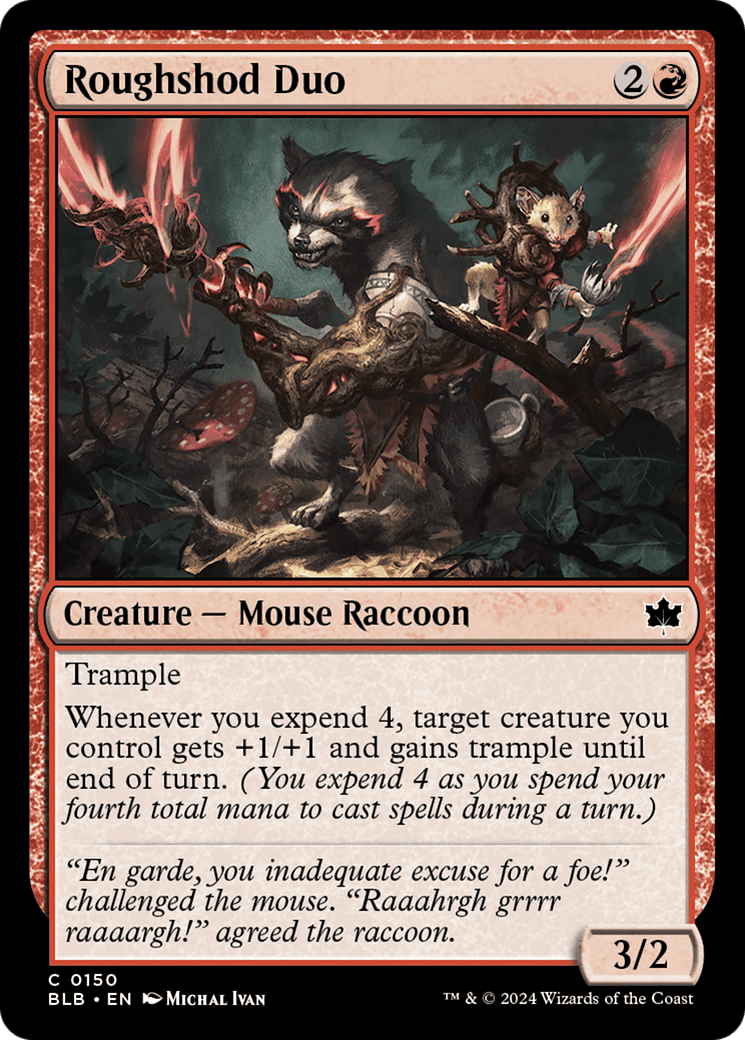 Roughshod Duo [Bloomburrow] Foil