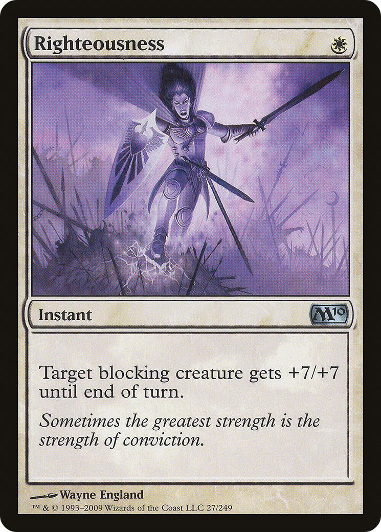 Righteousness [Magic 2010] Foil