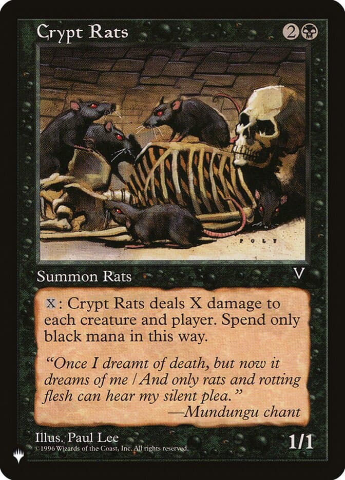 Crypt Rats |  (VIS-55) [The List]