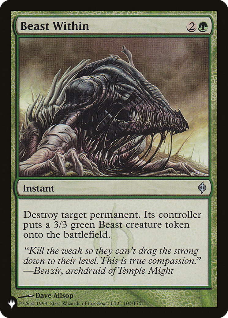 Beast Within |  (NPH-103) [The List]