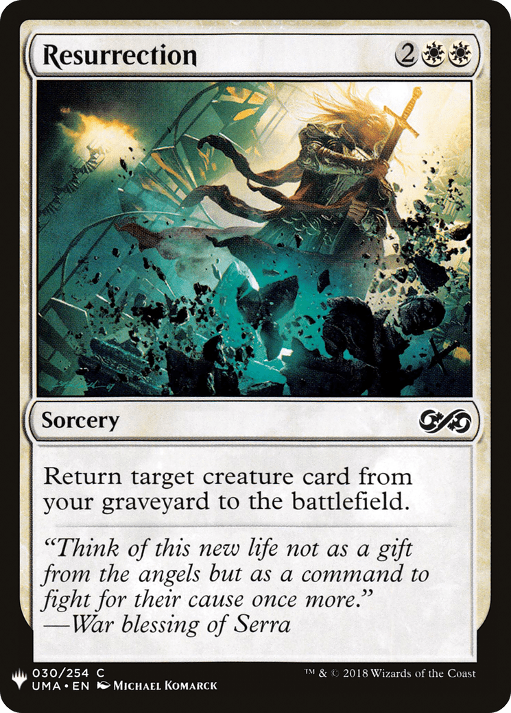 Resurrection |  (UMA-30) [The List]