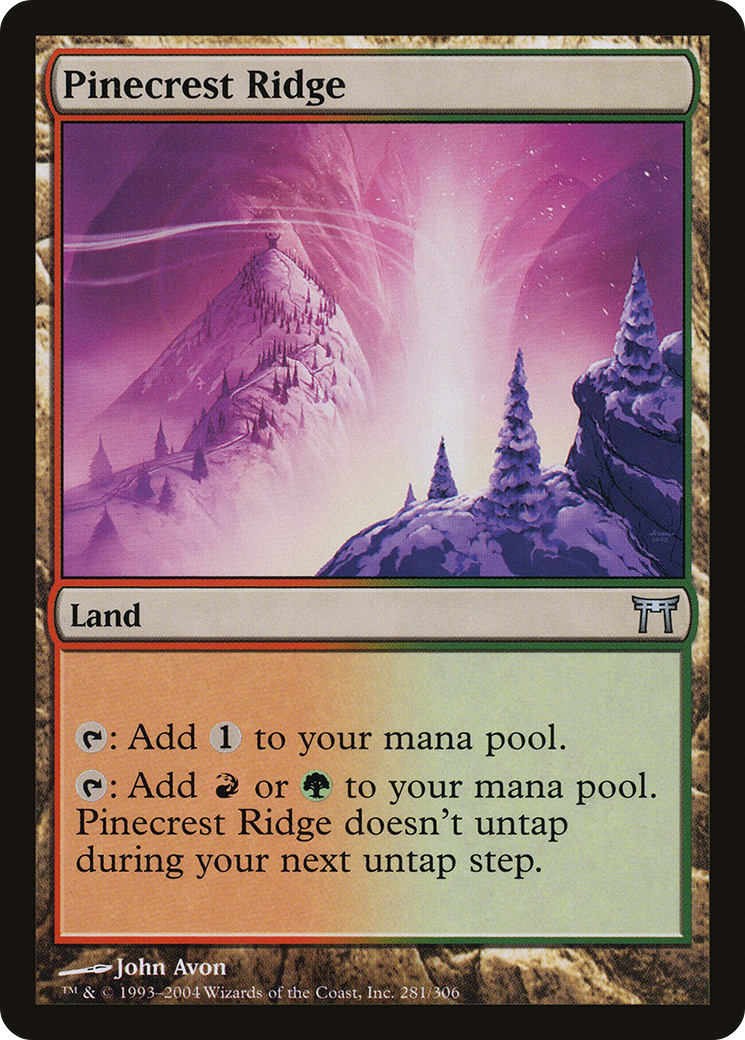 Pinecrest Ridge [Champions of Kamigawa] Foil