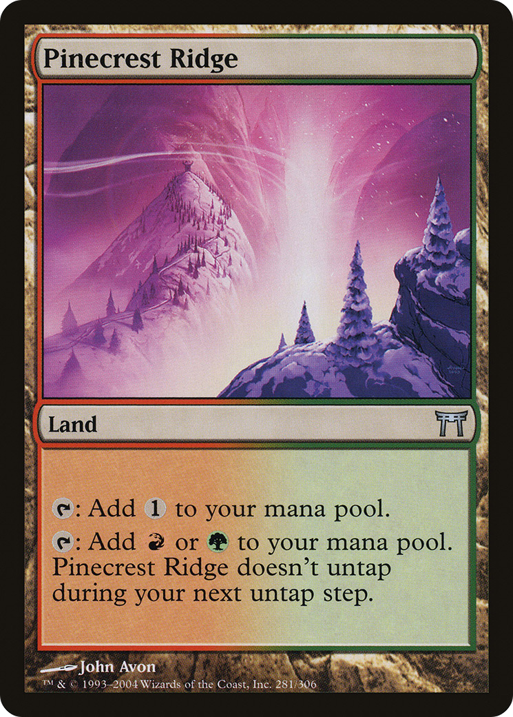 Pinecrest Ridge [Champions of Kamigawa] Foil
