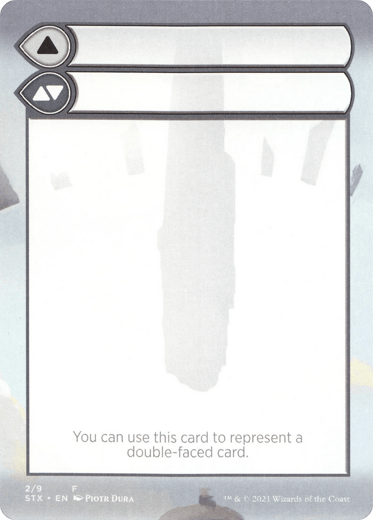 Double-Faced Substitute Card (SSTX-002) - Strixhaven: School of Mages Substitute Cards (Borderless)