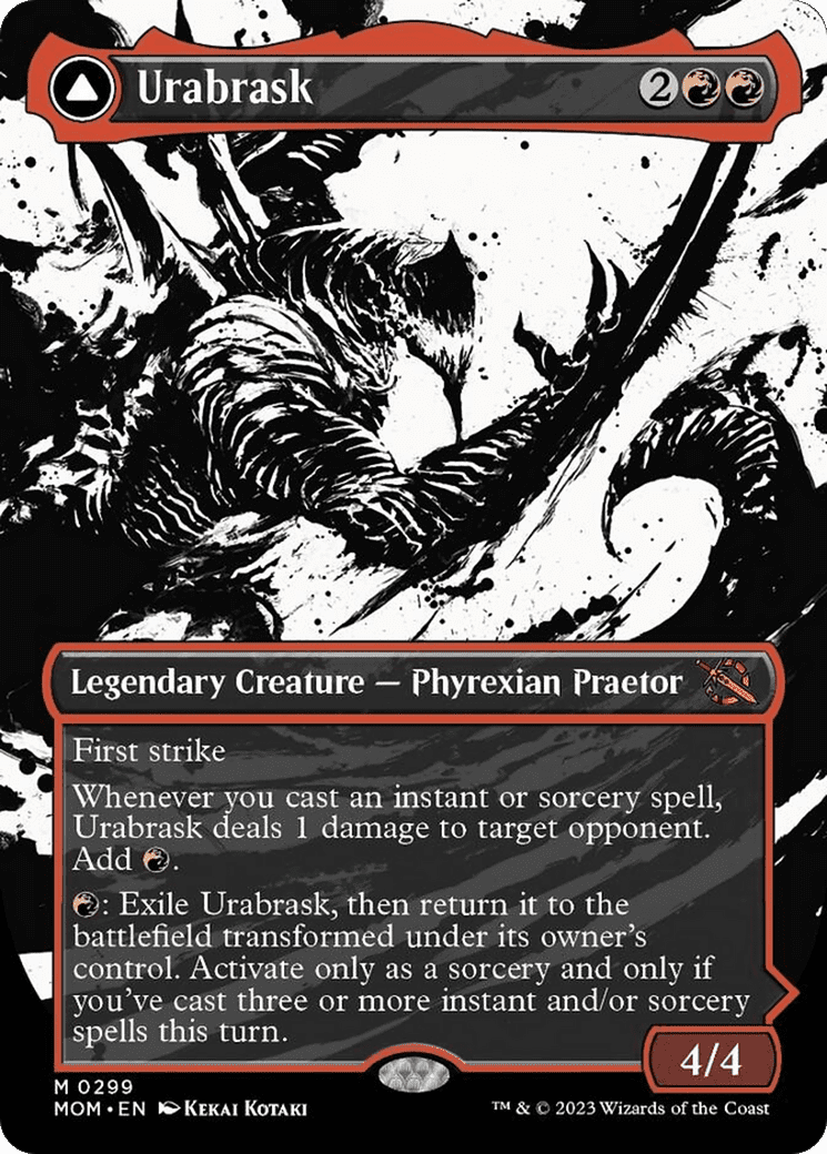 Urabrask // The Great Work (Showcase Planar Booster Fun) [March of the Machine] Foil