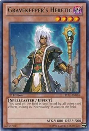 Gravekeeper's Heretic [LVAL-EN084] Rare