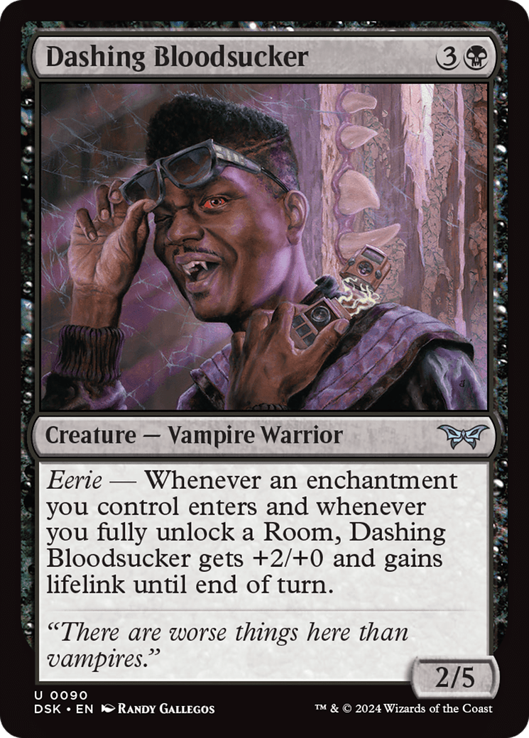 Dashing Bloodsucker [Duskmourn: House of Horror] Foil