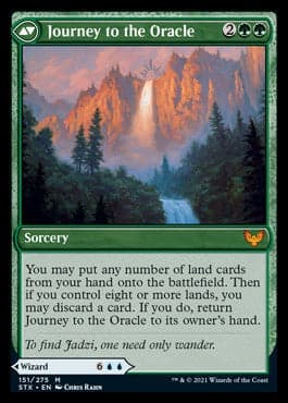 Jadzi, Oracle of Arcavios // Journey to the Oracle [Strixhaven: School of Mages] Foil
