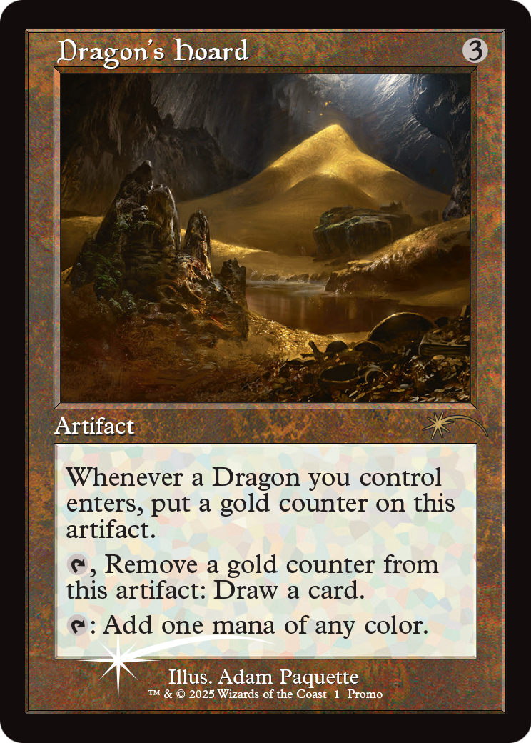 Dragon's Hoard (Retro Frame) () [WPN & Gateway Promos]  Foil