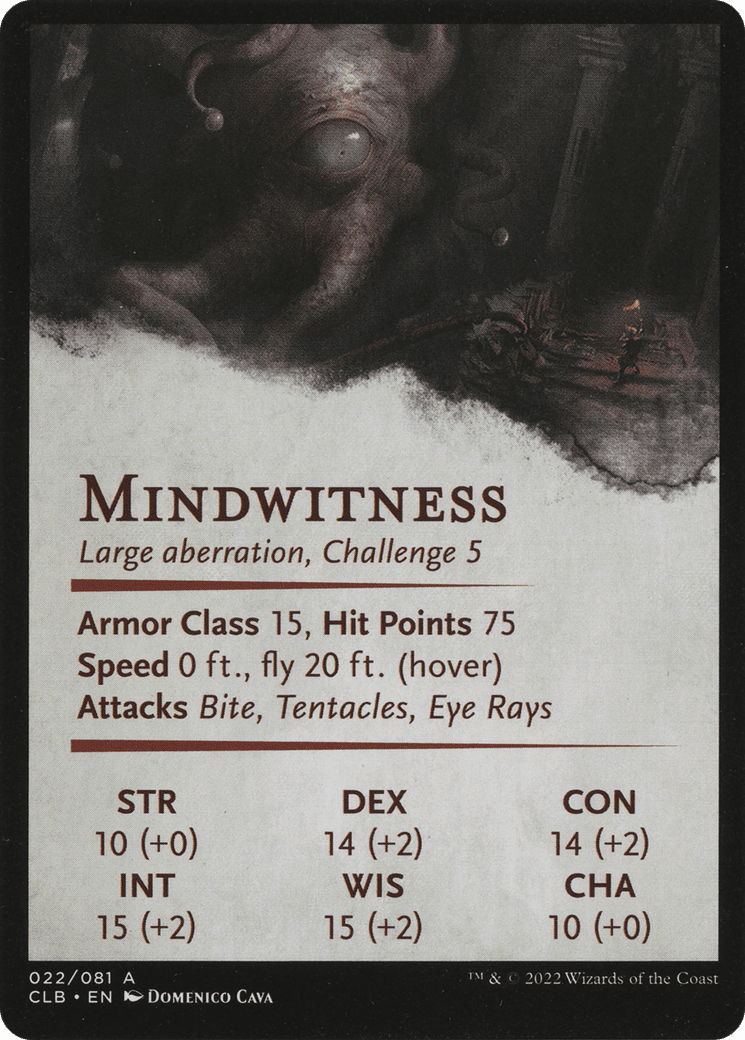 Consuming Aberration // Consuming Aberration (ACLB-022) - Battle for Baldur's Gate Art Series (Borderless) Foil