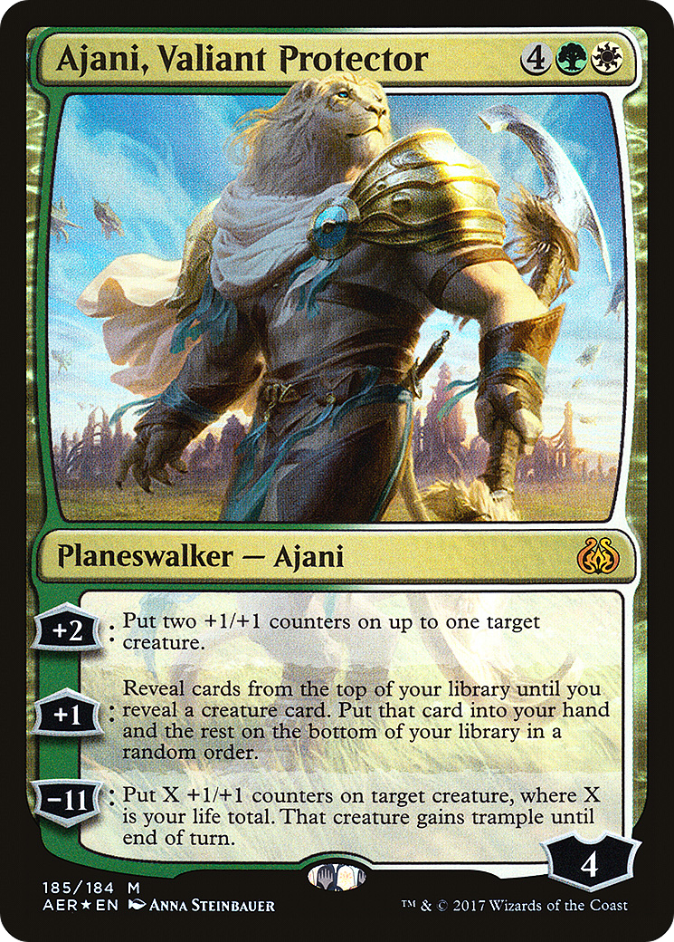 Ajani, Valiant Protector [Aether Revolt] Foil