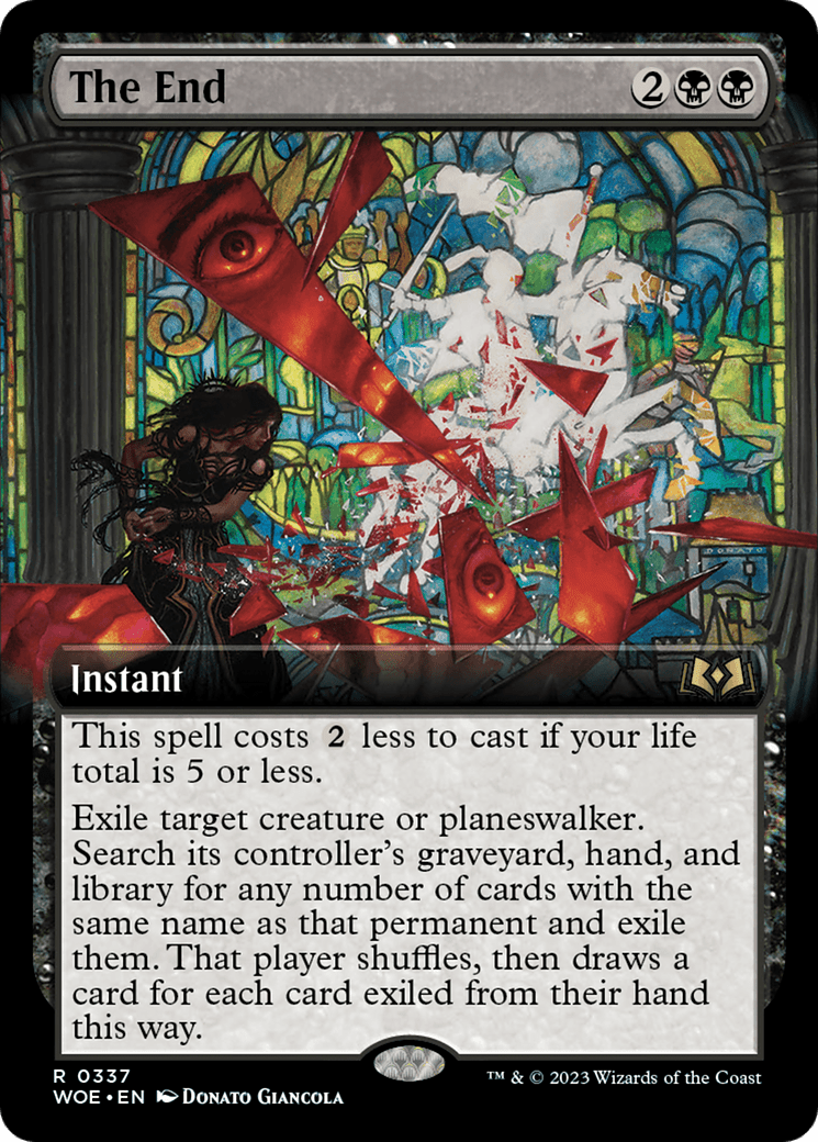 The End (Extended Art) [Wilds of Eldraine] Foil