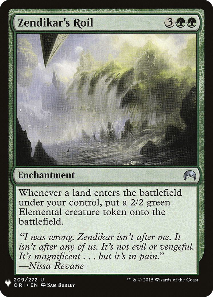 Zendikar's Roil |  (ORI-209) [The List]