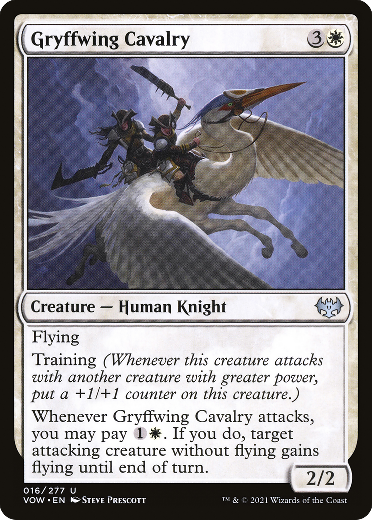 Gryffwing Cavalry [Innistrad: Crimson Vow] Foil