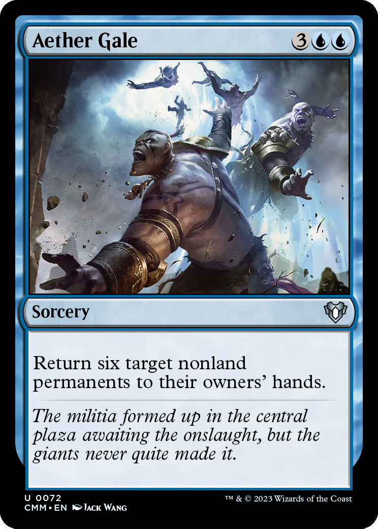 Aether Gale [Commander Masters] Foil
