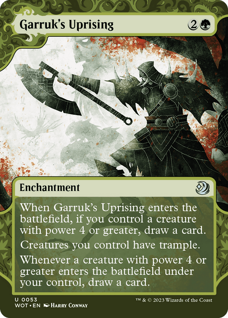 Garruk's Uprising [Wilds of Eldraine: Enchanting Tales] Foil