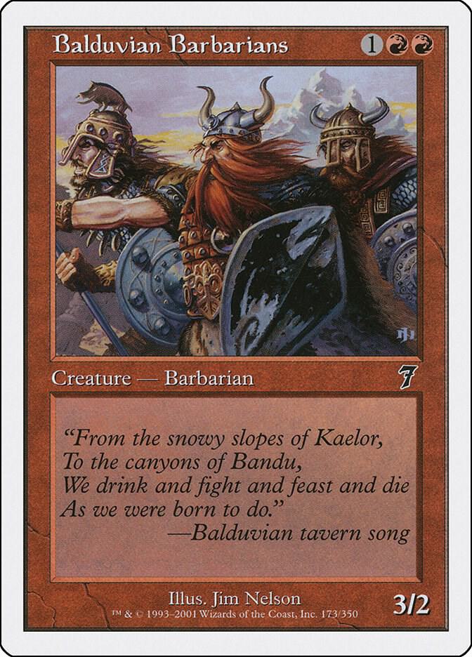 Balduvian Barbarians 173/350 (7th Edition) 
