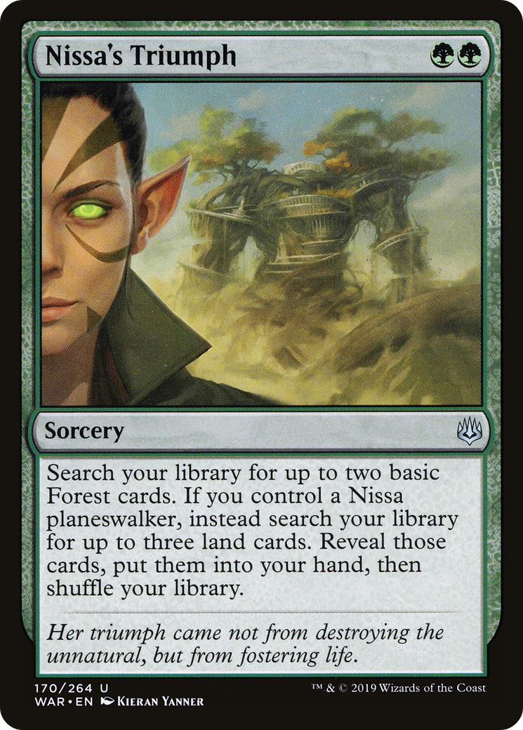 Nissa's Triumph [War of the Spark] Foil