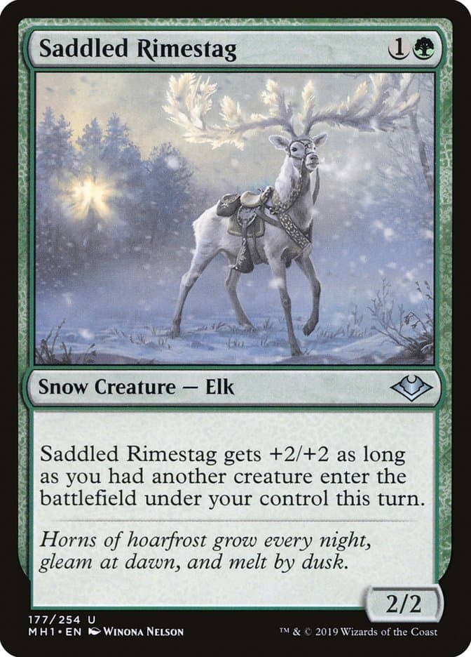 Saddled Rimestag [Modern Horizons] Foil