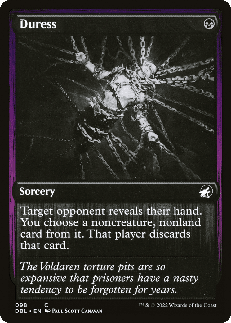 Duress [Innistrad: Double Feature] Foil