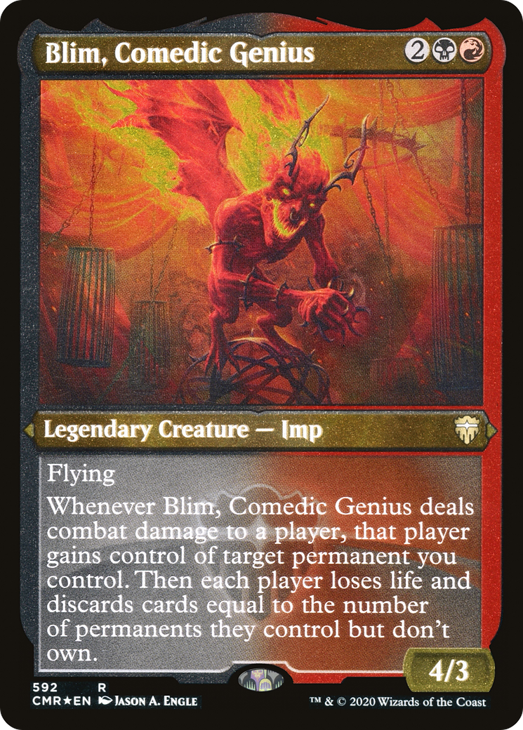 Blim, Comedic Genius (592) [Commander Legends]  Foil