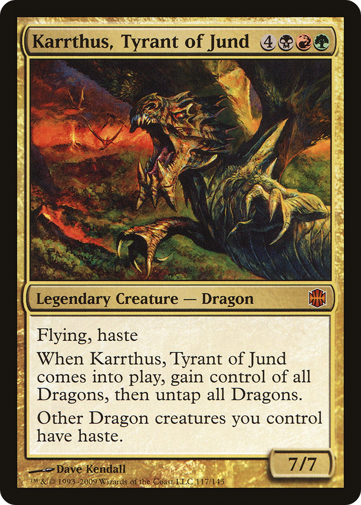 Karrthus, Tyrant of Jund [Alara Reborn] Foil