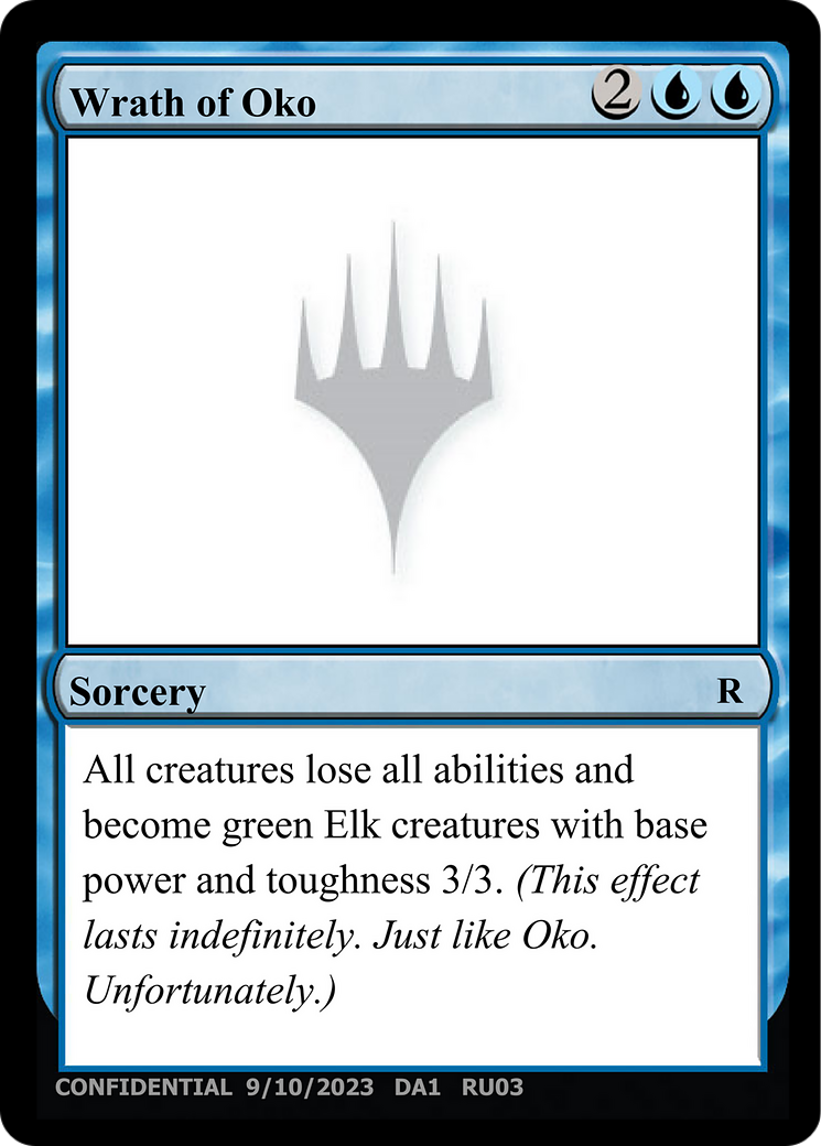 Wrath of Oko (DA1-RU03B) - Unknown Event