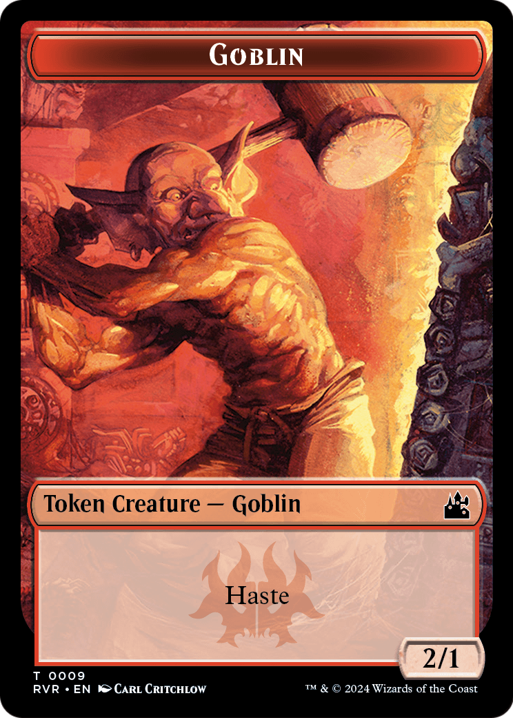 Goblin (TRVR-009) - Ravnica Remastered Tokens